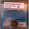 Image 1 : 5 cents 1909; CCCS VG-10 Round Leaves, Maltese Croos Over Bow Tie.