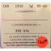 Image 2 : 5 cents 1930: ICCS MS-60.
