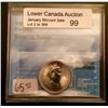 Image 1 : 5 cents 1991; CCCS MS-65 Glowing Queen.