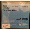 Image 2 : 5 cents 1996; CCCS MS-62 Far 6, Tool Marks.