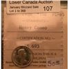 Image 1 : 10 cents 1956; ICCS PL-65 Heavy Cameo.
