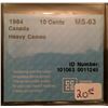Image 2 : 10 cents 1964; CCCS MS-63 Heavy Cameo.