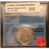 Image 1 : Newfoundland 20 cents 1894; CCCS VF-20 Obverse 1.