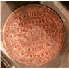 Image 2 : Breton 582; ICCS MS-63. Red & Brown Leroux token.