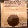 Image 1 : Breton 586; ICCSMS-62. Trace Red Canadian coin Cabinet token.
