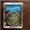 Image 1 : RCM Product: 25 cents 2012 Rose-Breasted Grosbeak Colored; CCCS SP-68 in Hard Holder.
