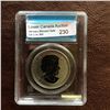 Image 2 : RCM Product: 25 cents 2012 Rose-Breasted Grosbeak Colored; CCCS SP-68 in Hard Holder.