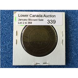BR962 One penny token 1813.