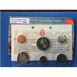 Canada Prooflike set 1974 Double Yoke Dollar VCR#3.