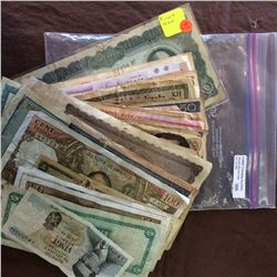 Large lot of used world banknotes, some good material through out.