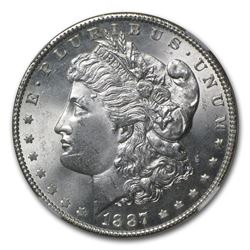 1887 Morgan Dollar MS-64 NGC