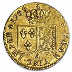 1786-A France Gold Louis D'or. More Than 200 Years Old!