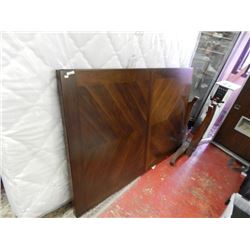 NEW COMTEMPORARY TABLE TOP - WITH BUTTERFLY LEAF - HAS LEGS - NEEDS HOLES LINED UP