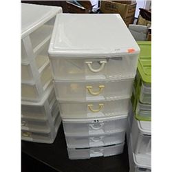 ORGANIZER - WHITE - 2 X 3 DRAWER = 2 TTL