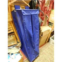 HANGING CLOSET - ZIPPER FRONT - NEEDS STICK TO HAND CLOTHING