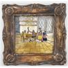 Image 1 : Poharazók dél-német mester, 1800 körül, festett fajansz, restaurált