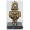 Image 1 : Tintatartó Franciaország (?), 19. sz. vége, bronz, márvány talpon