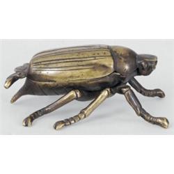 Gyufatartó magyar, 19. sz., öntött bronz