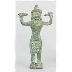 Hanuman India, 19.sz., bronz