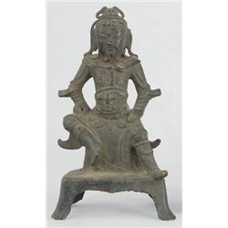 Guan - ti Kína, 18. sz., Quing dinasztia, Ming stílus, bronz