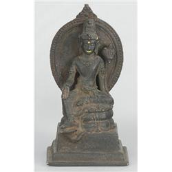 Avalokitesvara Padmapani India, 17. sz., bronz