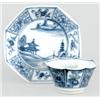 Csésze aljjal Kína, 18. sz., festett porcelán,