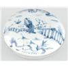 Fedeles doboz Kína, 17. sz., festett porcelán, jelzett az alján: T ien-chi éra (1621-1627)