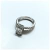 Image 3 : PLATINUM DIAMOND ENGAGEMENT RING W/GIA 2.01CT SI-2 G EMERALD CUT DIAMOND, APPRAISED VALUE $41,700