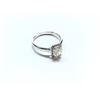 Image 1 : 14K WHITE GOLD DIAMOND ENGAGEMENT RING W/GIA 1.02CT SI-2 G RADIANT DIAMOND, APPRAISED VALUE: