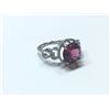 Image 2 : 14k GOLD PINK 3.65 CT TOURMALINE RING WITH 83 SINGLE CUT DIAMONDS, APPRAISED VALUE: $5,600