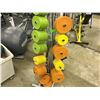 Image 1 : BARBELL CURL RACK WITH BARS AND WEIGHTS