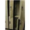 Image 2 : BANK OF 2 HALF LOCKERS (2 DOORS)