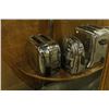 Image 1 : COLLECTION OF 5 1930S-40S CHROME PLATED TOASTERS, IN EXCELLENT CONDITION