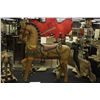 Image 1 : REPRESENTATION OF A CAROUSEL HORSE FROM THAILAND, APPROX. 48'' H, INCLUDES APPRAISAL OF USD $1,650