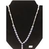 Image 1 : STERLING SILVER 7.70 CT SAPPHIRE NECKLACE, APPRAISED VALUE: $3,736