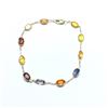 Image 1 : 14K GOLD FANCY COLOUR 11.30 CT BRACELET, APPRAISED VALUE: $3,990