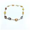 Image 2 : 14K GOLD FANCY COLOUR 11.30 CT BRACELET, APPRAISED VALUE: $3,990