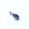 Image 2 : 14K GOLD 2.55 CT TANZANITE AND 0.17 CT DIAMOND, APPRAISED VALUE: $3,993