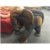 Image 2 : PAIR OF CARVED SOLID TEAK INDIAN ELEPHANT CHAIRS, 28'' H