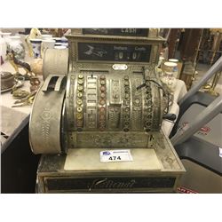 NATIONAL BRASS CASH REGISTER, WORKING CONDITION, 1910S