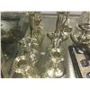 Image 2 : COLLECTION OF VARIOUS STERLING SILVER CANDLE HOLDERS, AND COMPOTE