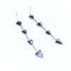 Image 2 : 14K GOLD TANZANITE EARRINGS, APPRAISED VALUE: $2,300