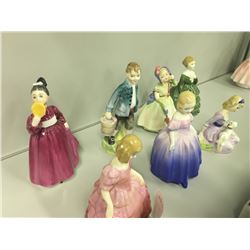 COLLECTION OF 7 PIECES OF ROYAL DOULTON FIGURES