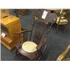 Image 1 : MAHOGANY STAINED CANADIANA ROCKER, 1920S