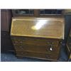 Image 2 : BEAUTIFUL EDWARDIAN MAHOGANY INLAID BUREAU BOOKCASE, 1910S