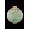 Image 1 : Chinese Jadeite Carved Apple Green Snuff Bottle