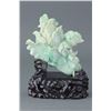 Image 1 : Chinese Green Jade Carved Cabbage