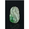 Image 3 : Chinese Two Colour Jadeite Lotus Pendant