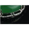 Image 4 : Chinese Emerald Green Jadeite w/Frame Pendant