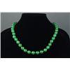 Image 1 : Chinese Emerald Green Jadeite Necklace